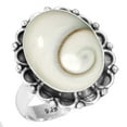 thumbnail image 1 of 925 Sterling Silver Ring Natural Shiva Eye Handmade Jewelry, 1 of 6
