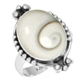 thumbnail image 1 of 925 Sterling Silver Ring Natural Shiva Eye Handmade Jewelry, 1 of 6