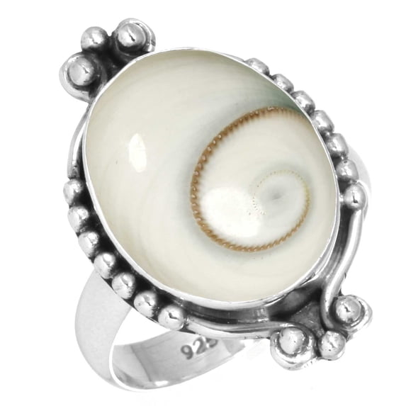 925 Sterling Silver Ring Natural Shiva Eye Handmade Jewelry