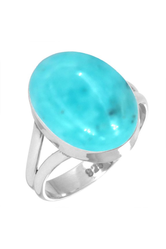 925 Sterling Silver Ring Natural Smithsonite Handmade Jewelry