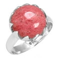 thumbnail image 1 of 925 Sterling Silver Ring Natural Thulith Handmade Jewelry, 1 of 6