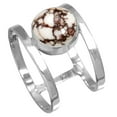 thumbnail image 1 of 925 Sterling Silver Ring Natural Wild Horse Handmade Jewelry, 1 of 6