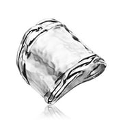 925 Sterling Silver Ring Vintage Antique Look, Hypoallergenic, Nickel and Lead-free, Artisan Handcrafted Designer Collection, Made in Israel