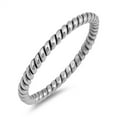 thumbnail image 1 of 925 Sterling Silver Robe Band Ring Size 4, 1 of 3