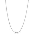 thumbnail image 1 of KoolJewelry 925 Sterling Silver Round Wheat Chain Necklace (2 mm, 20 inch) | Made in Italy, 1 of 6