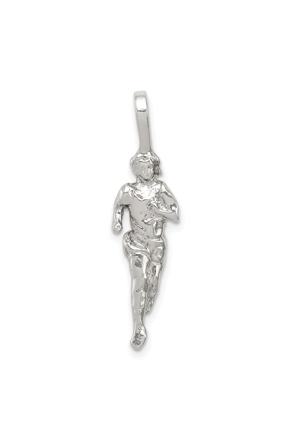 925 Sterling Silver Runner Pendant Fine Jewelry For Women Gifts For Her