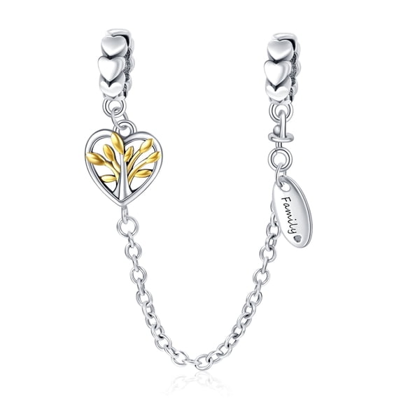 NINGAN 925 Sterling Charm for Bracelet Silver Tree of Life Bracelet , Forever & Always