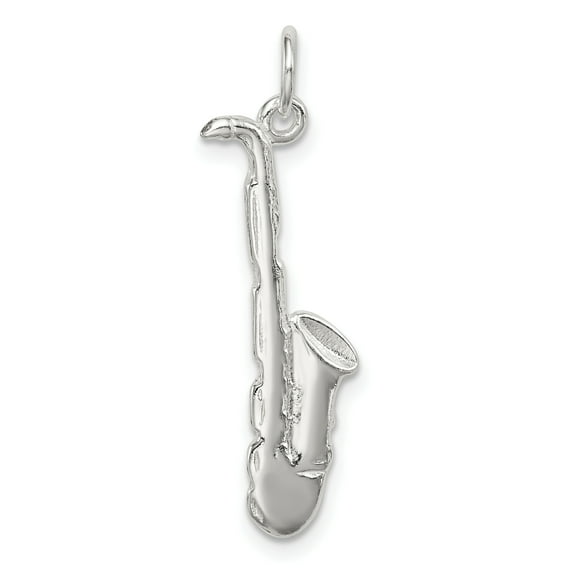 925 Sterling Silver Saxophone Charm Pendant