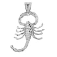 thumbnail image 1 of .925 Sterling Silver Scorpion Pendant (Pendant with 16" chain), 1 of 1