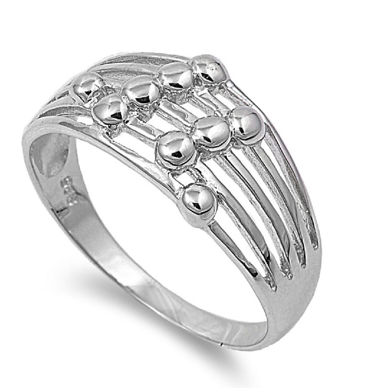 925 Sterling Silver Seeds of Change Ring Size 9 - Walmart.com