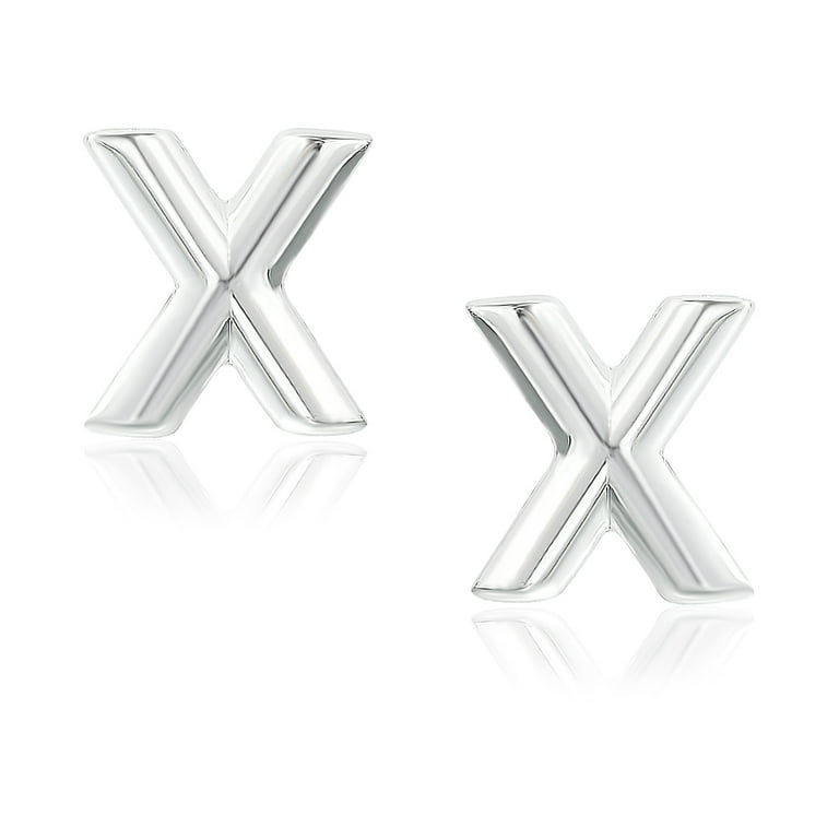 Extra Small Polished Cross Sterling Silver Post Stud Earrings Extra Small Polished Cross Sterling Silver Post Stud Earrings