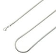 thumbnail image 1 of 925 Sterling Silver, Snake Chain Chain 0.8mm 1mm 1.2mm 1.4mm 1.6mm 2mm Necklace - Hypoallergenic and Tarnish Resistant - By Oliver & Navy, 1 of 7