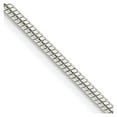 thumbnail image 1 of 925 Sterling Silver Snake Chain Styles Necklace 2 mm 16 inch, 1 of 4