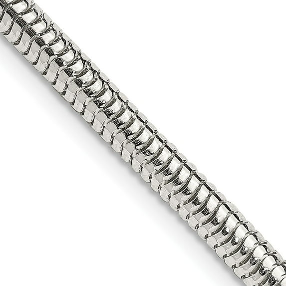 925 Sterling Silver Snake Chain Styles Necklace 4 mm Round 18 inch