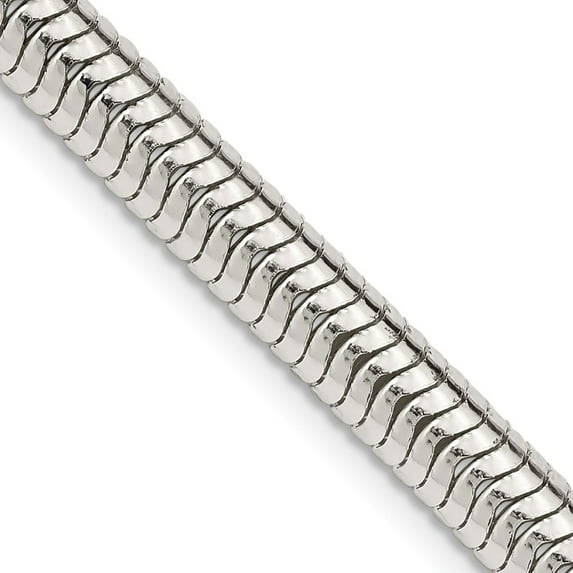 925 Sterling Silver Snake Chain Styles Necklace 6 mm Round 20 inch