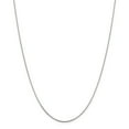thumbnail image 1 of 925 Sterling Silver Solid High Polished 0.80mm Plain Box Chain w/ Spring Ring Clasp - 24", 1 of 5