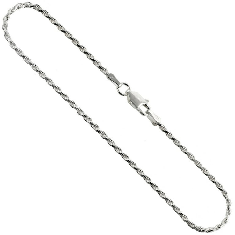 Deals 4.8mm Rope Chain .925 Sterling Silver