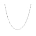 thumbnail image 1 of 925 Sterling Silver Solid Paper Clip Chain 2mm, 24” Paperclip Necklace Made in Italy Unisex, All ages, 1 of 5