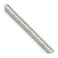 thumbnail image 1 of 925 Sterling Silver Solid Polished 1.25mm Square Snake Chain Necklace 18 Inch Lobster Claw Chain Necklace for Women and, 1 of 2