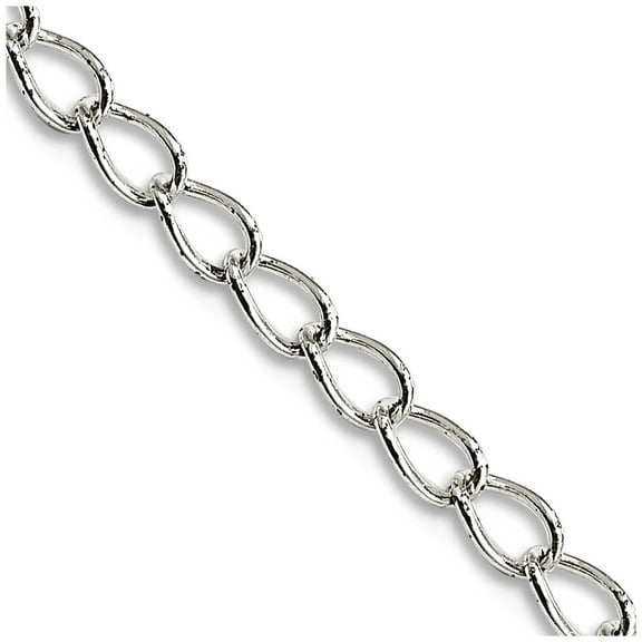 925 Sterling Silver Solid Polished 3.00mm Link Chain Necklace 24 Inch Lobster Claw Chain Necklace for Women and Men