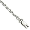thumbnail image 1 of 925 Sterling Silver Solid Polished 3.25mm Cable Chain Bracelet 8 Inch Lobster Claw Link Bracelet for Women and Men, 1 of 2