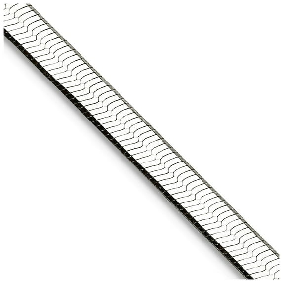 925 Sterling Silver Solid Polished 3.25mm Magic Herringbone Chain 20 Inch Lobster Claw Chain Necklace for Women and Men