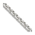 thumbnail image 1 of 925 Sterling Silver Solid Polished 3.3mm Rambo Chain Necklace 20 Inch Lobster Claw Chain Necklace for Women and Men, 1 of 2