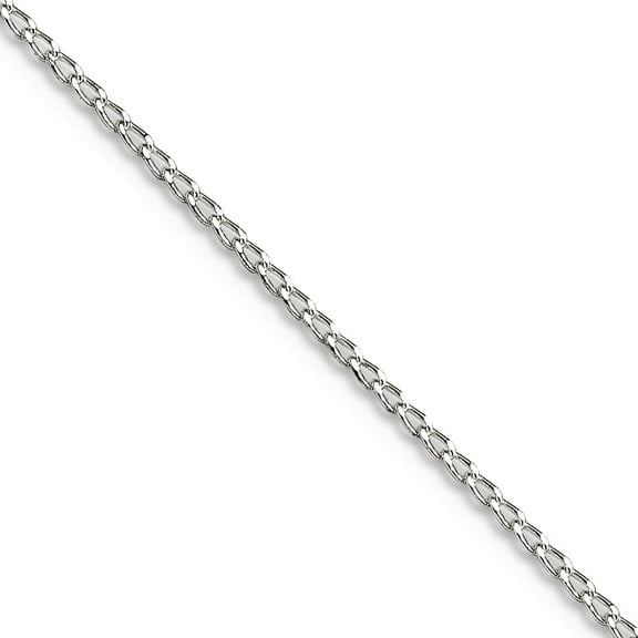 925 Sterling Silver Solid Polished .5mm Fancy Chain Necklace 24 Inch Spring-Ring Chain Necklace for Women and Men