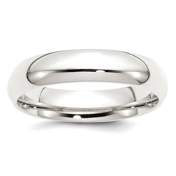 925 Sterling Silver Solid Polished 5mm Comfort-Fit Band Ring Size 8.5 Ring for Women and Men