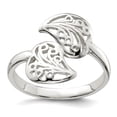 thumbnail image 1 of 925 Sterling Silver Solid Polished Filigree Ring Size 7 Ring for Women - 2.1 Grams, 1 of 2
