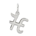 thumbnail image 1 of 925 Sterling Silver Solid Polished Letter Name Personalized Monogram Initial H Pendant Necklace 13x7mm Wide Pendant for, 1 of 2