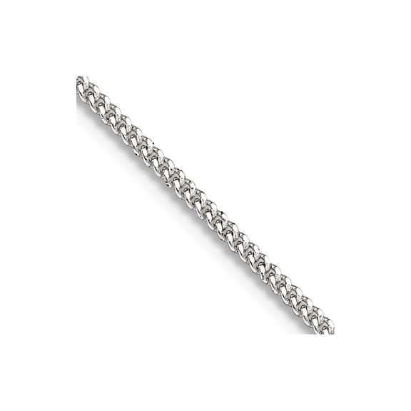925 Sterling Silver Solid Polished Lobster Claw Closure Chain Necklace 18 Inch 1.15mm Spring-Ring Chain Necklace for Wom