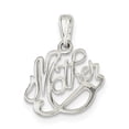 thumbnail image 1 of 925 Sterling Silver Solid Polished Mother Pendant Necklace 21x22mm Wide - Pendant for Women, 1 of 4