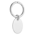 thumbnail image 1 of 925 Sterling Silver Solid Polished Rhodium Plated Key Chain - 13.0 Grams - Key Chain for Men, 1 of 5