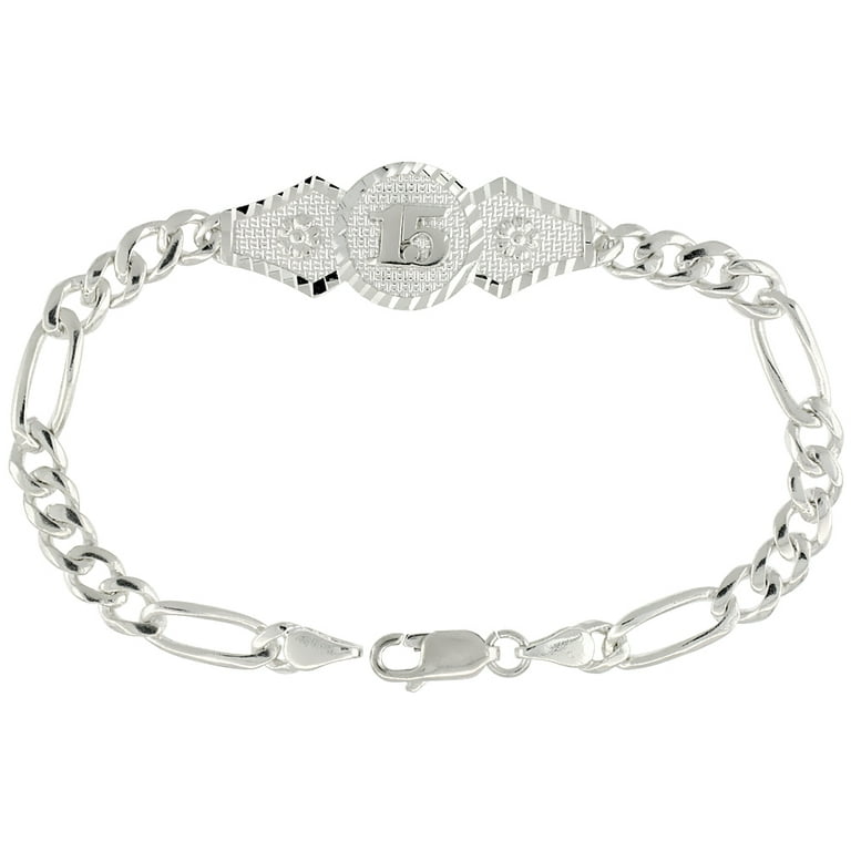 Buy SILBERRY 925 Sterling Silver Fine-Beauty Bracelet For Womens