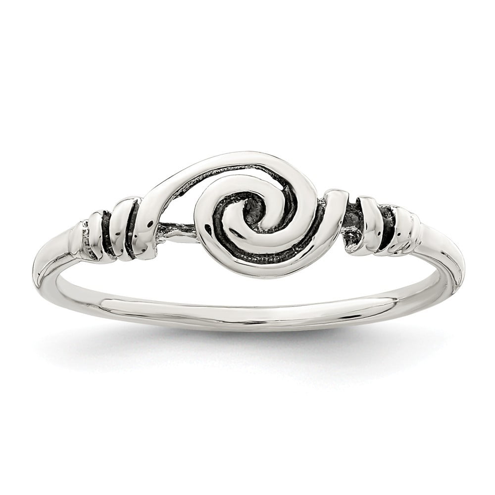 Infinity Spiral Ring, Sterling Silver – Hannah Naomi Jewelry