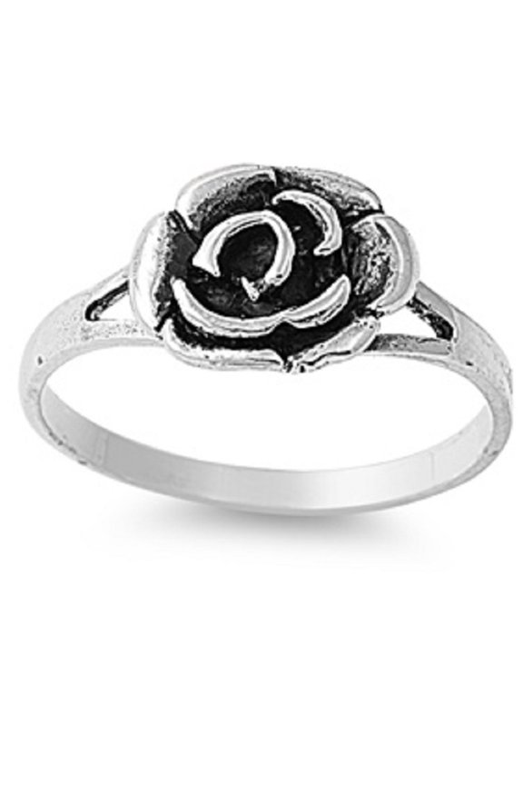 925 Sterling Silver Solitude Rosal Ring Size 7