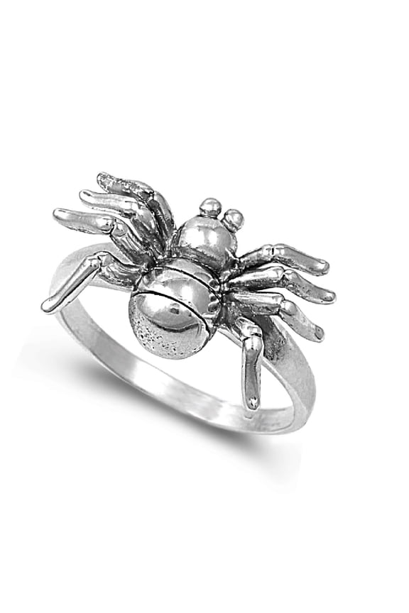 925 Sterling Silver Spider of Destiny Ring Size 7