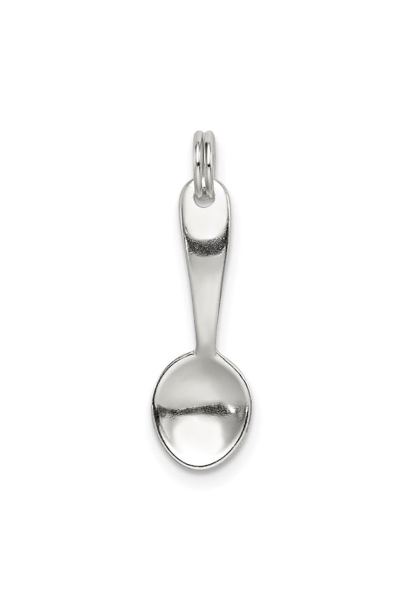 925 Sterling Silver Spoon Charm Pendant Fine Jewelry For Women Gifts For Her