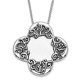thumbnail image 1 of Sterling Silver Antiqued Dieters Cross 18inch Necklace - 8.0 Grams, 1 of 2