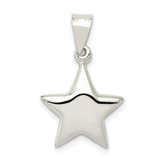 925 Sterling Silver Star Charm Pendant
