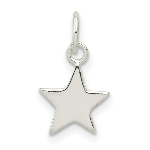 925 Sterling Silver Star Charm Pendant