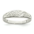 thumbnail image 1 of 925 Sterling Silver Swirl Ring Size 8, 1 of 6