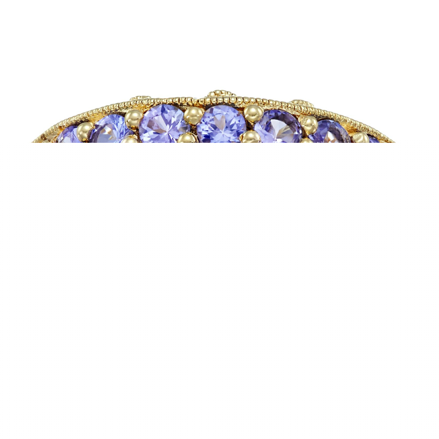 925 Sterling Silver Tanzanite Band Ring