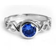 thumbnail image 1 of 925 Sterling Silver Tanzanite Gemstone Solitaire Women Ring Christmas Gift Engagement Ring, 1 of 5