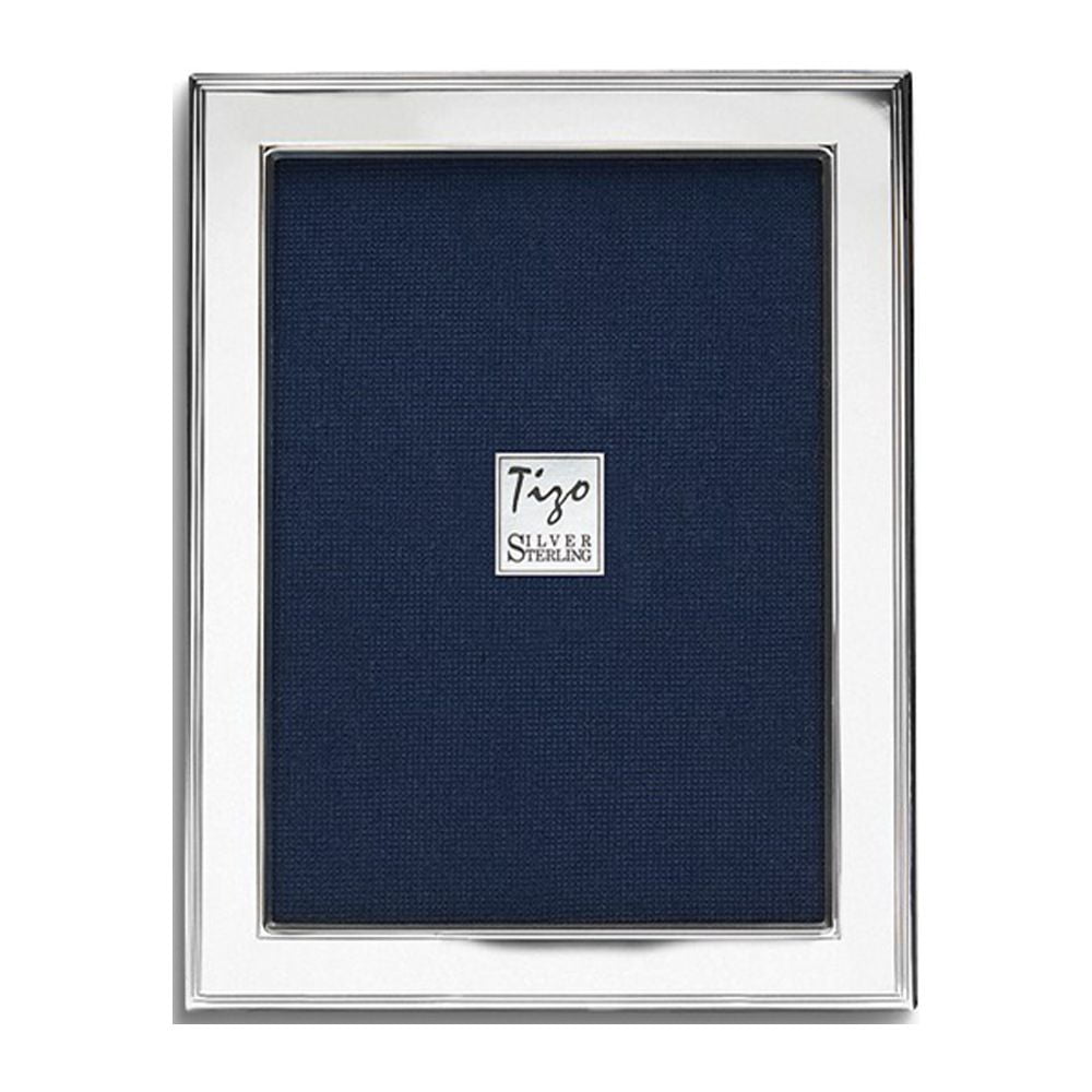 925 Sterling Silver Tarnish Resistant 5x7 Photo Frame with Finished ...