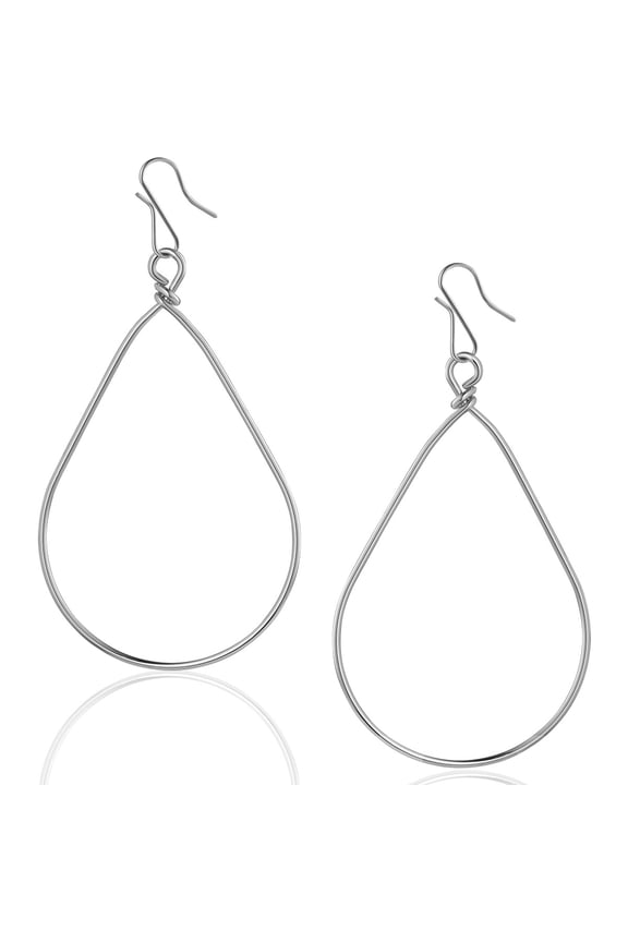 925 Sterling Silver Teardrop Dangle Earrings for Women