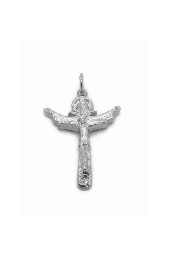 .925 Sterling Silver Tertium Millennium Holy Trinity Cross Pendant
