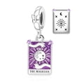thumbnail image 1 of 925 Sterling Silver The Magician Tarot Card Dangle Charm for Bracelet Charms Bangle Pendant Jewelry, 1 of 6