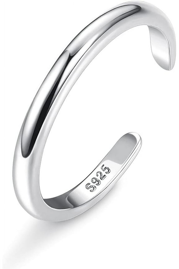 925 Sterling Silver Toe Rings for Women 18K White Gold Plated Arrow Heart Infinity Vintage Celtic Knot Teardrop Daisy Flower Stylish Toe Rings Adjustable Toe Band Rings Summer Beach Foot Jewelry Band